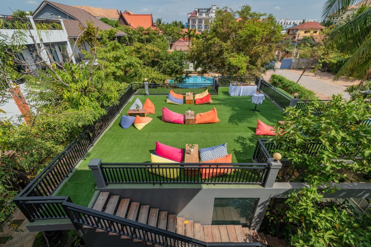 Les Bambous Village Siem Reap Exterior foto